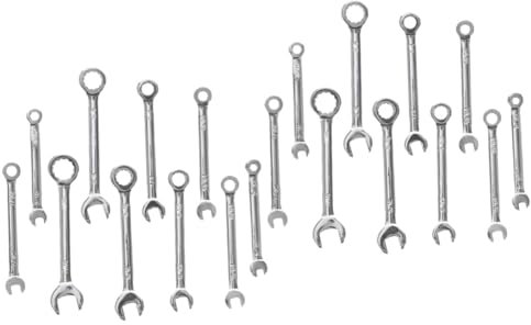 Uonlytech 20piezas Llaves De Tuercas De Acero Herramientas Multifuncionales Para Reparaciones Casa Para Espacios Reducidos y Bricolaje
