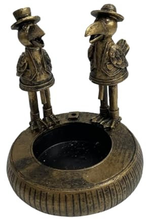 Toddmomy Fontaine Décorative Toucan en Résine Résistante aux UV Peinture Extérieure Solide, Statue Unique et Réaliste pour Terrasse ou Pelouse