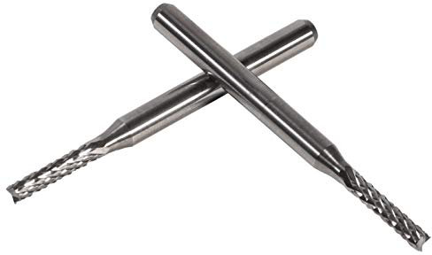 Schaftfräser aus Legierung, hartsilbergravierte Bohrer, U-förmiges Design für Schrupp- und Schlichtfräsanwendungen in Aluminium
