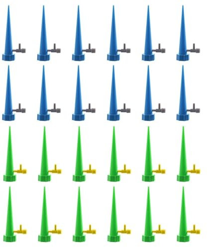 Irrigatore Per Piante Da 24 Pezzi, Dispositivo Di Irrigazione Automatico, Sistema Di Irrigazione A Goccia Per Piante, Punte Per Irrigazione Per Piante, Attrezzi Da Giardinaggio