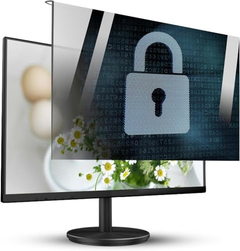 KEuLen Filtre de Confidentialité, Filtre de confidentialité for Moniteur Suspendu, Protecteur d'écran Anti-espionnage Universel, 18 à 32 Pouces, adapté à la bibliothèque(20/22in 491x320mm)