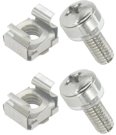 M6 Mount Cage Nuts screws,Rack Mounting Bolts for Server Cabinet