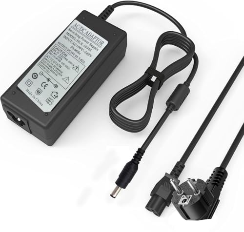 Beiyan 65W 19V 3,42A Laptop Ladekabel AC 110-240V 50/60Hz, Laptop Ladekabel für Asus Gateway, Toshiba, HP, Laptop, Computerzubehör, LG, Samsung, Monitor, JBL-Lautsprecher (5,5 X 2,5mm)