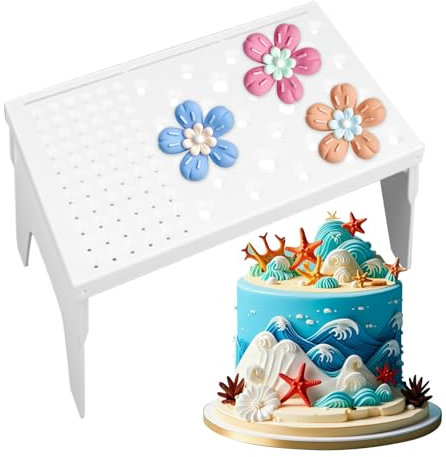 Genérico Sockerpasta blomtorkställning - torkställ för fondantkakor - snabbt torkande sockerblommor hjälpverktyg för att dekorera tårtor