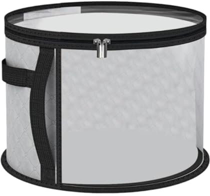 rockible Bolsa organizadora para Guardar Sombreros, Caja Transparente a Prueba de Polvo con Cremallera y para Gorras de béisbol.