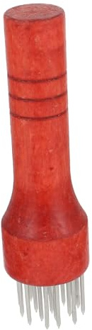 NOLITOY Ablandador de Carne Herramienta Práctica Múltiples Agujas de Acero Inoxidable Mango Antideslizante para Cerdo y Filetes Adecuado para Cocina Profesional