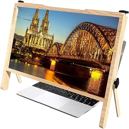 KJMWXOP 21 Inch Computer Screen Magnifier For Laptop,Video Monitor Magnifier Amplifier Holder For Phone Laptop, Ultra-Clear