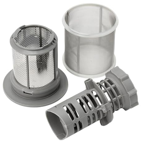 GMBYLBY Filtro Ricambio in Acciaio Inox per lavastoviglie, Set filtri da Cucina, Schermo da Cucina, Filtro per lavastoviglie da Cucina