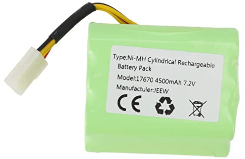 Batteria Spazzatrice 7,2 V Grafite 4500 mAh Spazzatrice Batteria di ricambio per Neato XV11 XV12 XV14 XV15 XV21