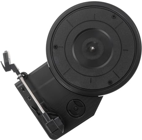 COOLHIYA Vintage Turntable Movement with Built-in Speakers and Wear-resistant Plastic for Home Decor, Classic Gramophone Record Player Stylus Suitable for Beginners and Music Lovers