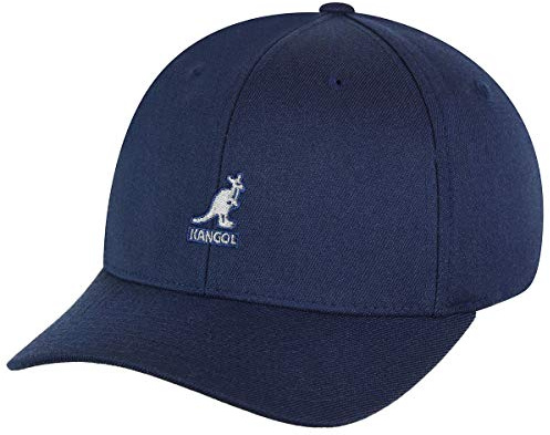 Kangol Wool Flexfit Cap Baseballcap Basecap Fullcap Wollcap Fitted Hinten geschlossen