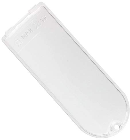 SPARES2GO Cooker Hood Light Diffuser/Lens Cover Plate (135mm x 52mm)