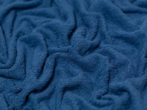 Minerva Crafts - Tela de algodón para toallas, color azul real, por metro