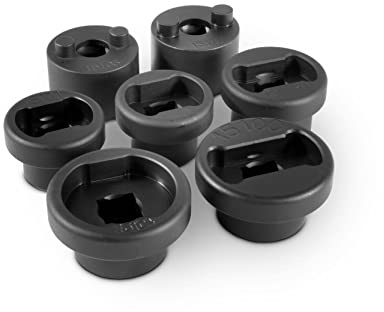 Tiger Tool Leaf Spring Pin Socket Set, Complete Set to Remove and Install Threaded Spring & Shackle Pins on Class 6 – 8 Commercial Heavy Duty Trucks & Equipment, 15111