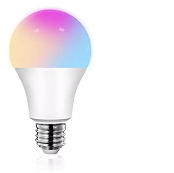 BEL AIR HOME - Lampadina LED Smart WIFI - E-27 10W RGB Multicolore - compatibile con Alexa e Google Home