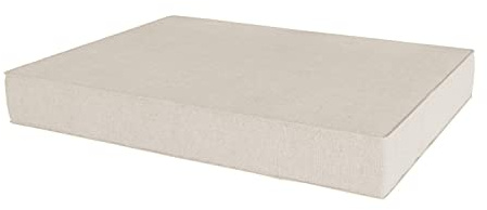 chilly pilley Palettenkissen Palettenauflage Palettenpolster Sitzkissen Rückenlehne Kaltschaum Schaumflocken Füllung viele Größen und Farben (Sitzkissen 120x80x15cm, Cremefarbig)