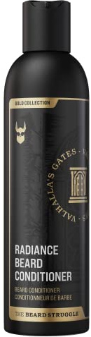 The Beard Struggle - Marksman's Beard Conditioner - Valhalla's Gates, Gold Collection - Nourish, Softens, & Strengthens Beard - Radiance Beard Conditioner for Men (8 Fl oz)