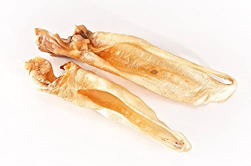 123... Hund dabei! - Hirsch-Ohren 1kg - 100% Natürlich - Premium Light-Snack - schonend getrocknet - 100% Hirschohren - Hirschohren für Hunde - Kauartikel für Hunde - Kauspaß - Zahngesundheit