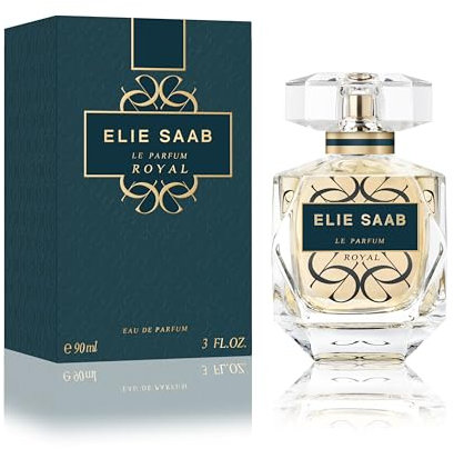 Elie Saab Le Parfum Royal 90 ml – Eau de Parfum de Mujer – Fragancia Chipre Ambarina – Cautivadoras Notas de Esencia de Mandarina, Rosa Absoluta y Ámbar – Botella de Cristal Transparente