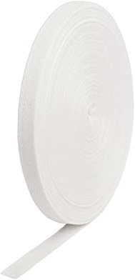 Kraftz Cotton Bias Binding Tape 12Mm 50M White For Sewing