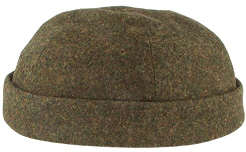Bullani Docker Cap Docker Mütze Seemannsmütze aus 100% Wolle Kappe Made IN Germany Cap Bequem & Hautverträglich