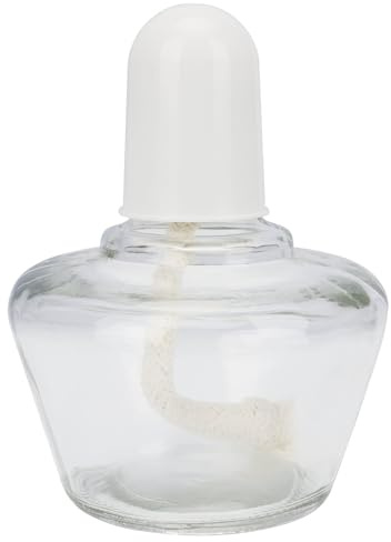 Labasics Lampe à Alcool, Brûleur Bunsen en Verre de Style Classique pour le Chauffage à Basse Température dans les Laboratoires, Sans Alcool Inclus, 150 ml