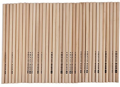 Ausla Bleistifte 2B Holz HB 2B Bleistift Graphit Schreibstift Set 50 Bleistifte Schulbedarf (2B Dreieck)