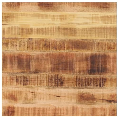 vidaXL Piano per Tavolo 90x90x2,5 cm Quadrato Legno di Mango Grezzo, Piano per Tavolo Quadrato, Piano Tavolo in Legno, Piano per tavolino
