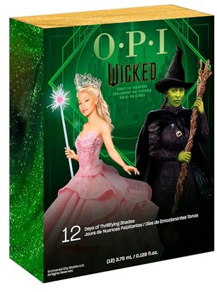 OPI x Wicked Mini Nail Lacquer Duo - Set di Smalti per Unghie in Edizione Limitata, Ozitively Elphaba & Glinda the Good! Smalto per unghie (2 x 15 ml)