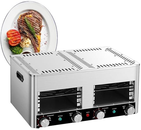 Parrilla Para Carne Profesional De 1500 ℉, Asador PortáTil Para Carne, Mariscos, Verduras Y MáS, De Calentamiento RáPido En 5 Minutos, De Acero Inoxidable,B-220V