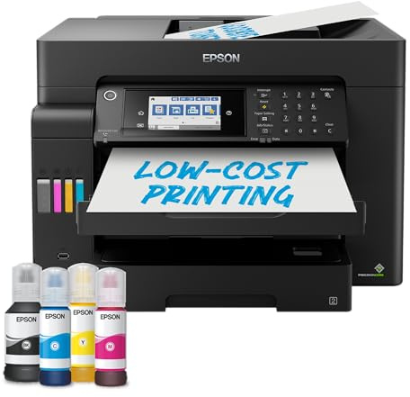 Epson EcoTank ET-16655 Ink Tank Printer | Small Office & Business Use | Wireless | A3+ | Print, Copy, Scan, Fax | 10.9cm Touchscreen | ADF | Large Capacity Paper Trays