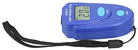 Spessimetro Portatile per Vernice per Auto 0,0 Mm a 2,0 Mm con Display Digitale LCD