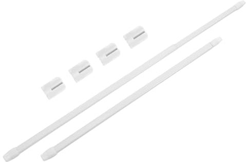 Amosfun Barra De Ducha Extensible Sin Perforaciones Barra Cortina Fácil Instalación