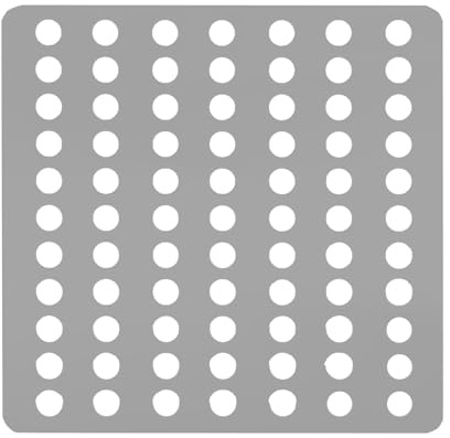 Bathroom Floor Pad - Stainless Steel Sink Filter Stopper | Square Drain Cover for Hair Catch, Anti-Lock Filter for Shower, Bathtub,