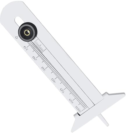 Medidor de Profundidad de Neumáticos | Dispositivo De Medición De Profundidad De Neumáticos,Regla de Medición en T Precisa para Control de Mantenimiento de Vehículos Motocicletas y Exterior