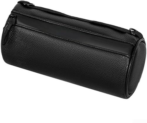 Jotekonoby Cycling Shoulder Bag PU Crossbody Phone Pouch with Large Capacity for Bicycle Handlebar Attachment, Water Resistant Travel Cylinder Bag for Outdoor
