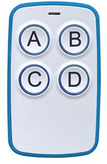Multi-frequency 280-868mhz Universal Garage Remote Control Door Controller Gate 433MHz 315 390 MHz Copier Duplicator(Blue)