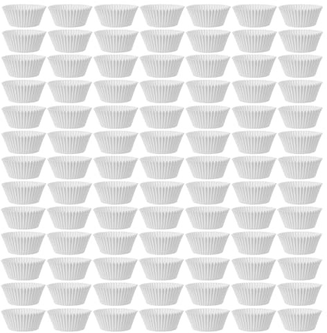 BIUDECO 800 Pirottini di Carta Usa e Getta per Cupcake Resistenti al Grasso Sformatura Facilitata per Feste Compleanni e Uso in Cucina Professionale