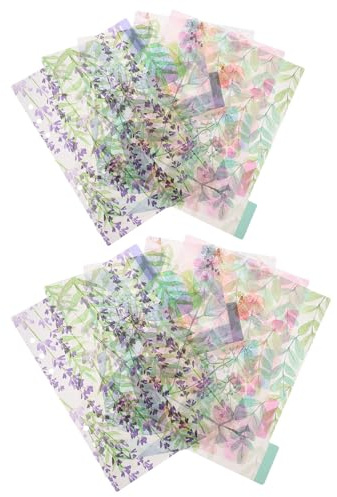 Mikikit Divisori Indice Trasparenti in Pp Colorati 6 Fori per Raccoglitori A5 e A6, Etichette Indice Multicolori per Organizzazione Documenti e Diario, Set 2 Pezzi per Ufficio e Scuola