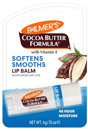 Palmer's Baume Hydratant Soin pour les Lèvres au Pur Beurre de Cacao 4 g, Lot de 1