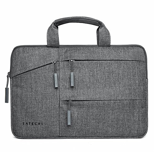 SATECHI Laptoptasche | Wasserabweisend und gepolstert, mit mehreren Fächern und Taschen