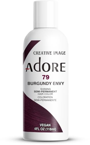 Adore Glänzende semi-permanente Haarfarbe, Burgundy Envy 79 | Vegane & tierversuchsfreie rote Haarfarbe | ohne Ammoniak, ohne Peroxid, ohne Alkohol