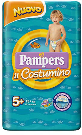 Pampers il Costumino, 20 Pannolini, Taglia 5+ (15+ kg)