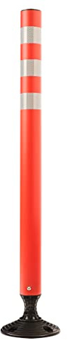 Leitpfosten FLEX 1050 mm Orange Flexibel Kunststoff 90 Grad neigbar Poller Absperrpfosten