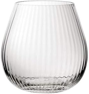 Utopia Hayworth Stemless Gin Glasses 22oz / 650ml - Case of 6 | Elegant stemless glassware offers commercial durability and stability, saving storage space in busy bars.