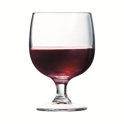 Arcoroc - Collection Amélia - 6 Verres à pied 25cl en verre trempé - Résistants et empilables - Usage professionnel - Fabriqués en France