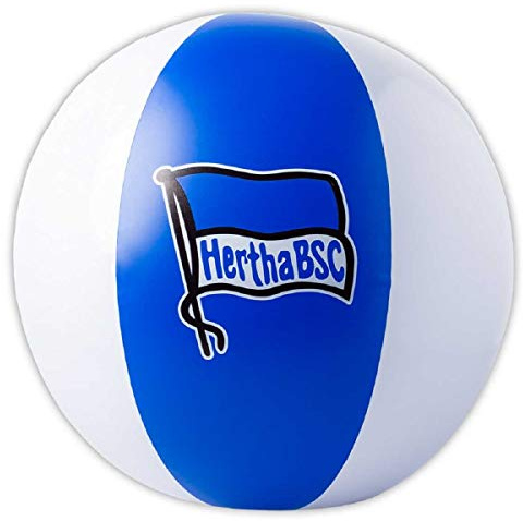 Hertha BSC Berlin Wasserball blau-weiß Ball | Strandball - Plus Lesezeichen I Love Berlin