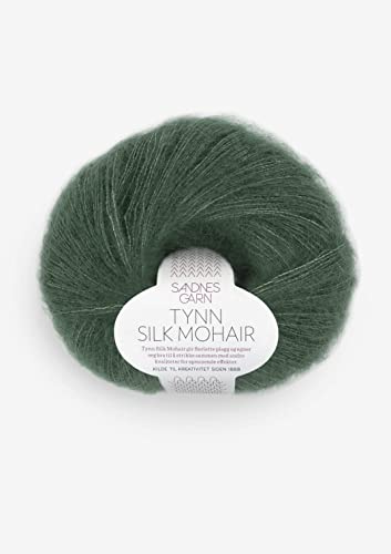 SANDNES GARN Tynn Silk Mohair - Farbe: Dyp Skoggrønn (8581) - 25 g/ca. 212 m Wolle