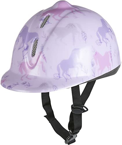 HKM Unisex – Erwachsene Blossom Reithelm, Flieder, M