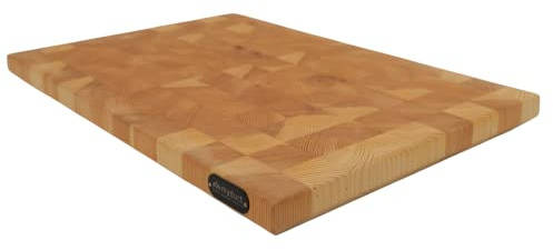myduct Stirnholz Schneidebrett aus Lärche 50 x 35 x 4 cm